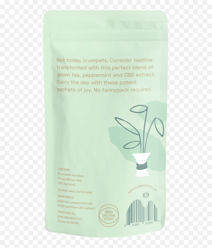 Hemp Cbd Green Tea Waveland - Skin Care Emoji,Emotion Classic With Green Tea Extract