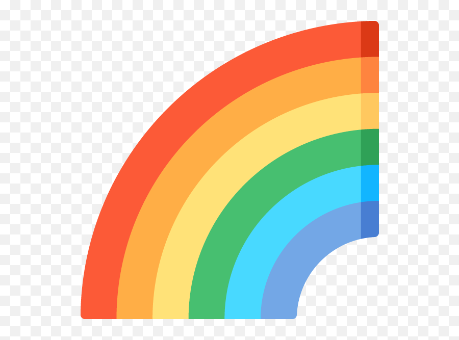 Arco Iris - Iconos Gratis De Naturaleza Color Gradient Emoji,Emoji Arco Iris