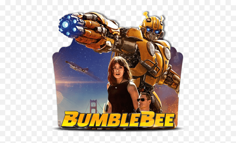 Bumblebee 2018 Folder Icon - Designbust Bumblebee 2018 Hd Poster Emoji,Bumblebee Emoji