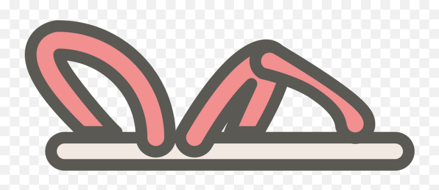 Sandal Icon - Horizontal Emoji,Pink Flip Flop Emoji