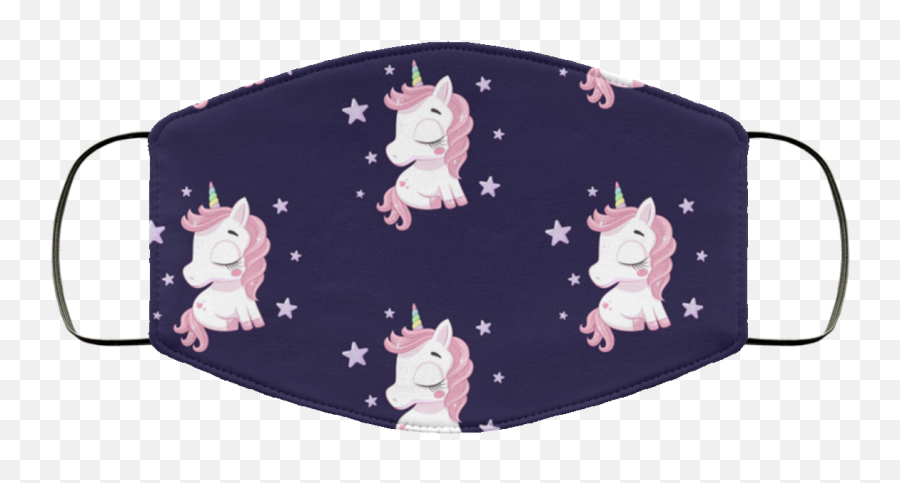 Cute Kawaii Magical Unicorn Face Mask Emoji,Ckawaii Emoticon