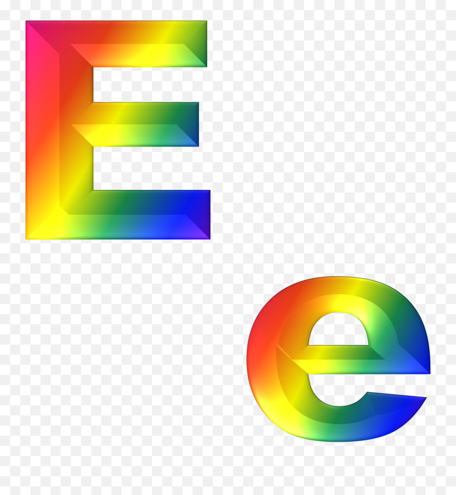 Letter E 3d Abc Drawing Free Image Download Emoji,Abc's Of Emotions