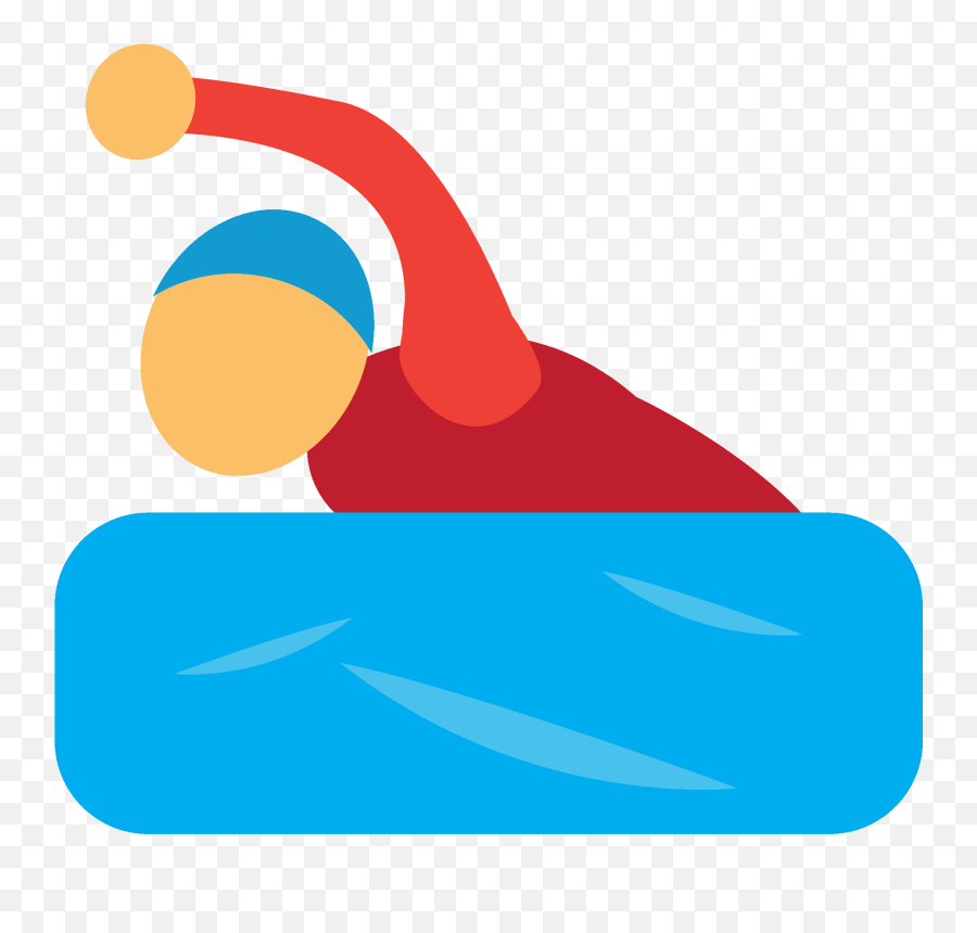 Person Swimming Emoji Clipart - Clip Art,Pool Emoji