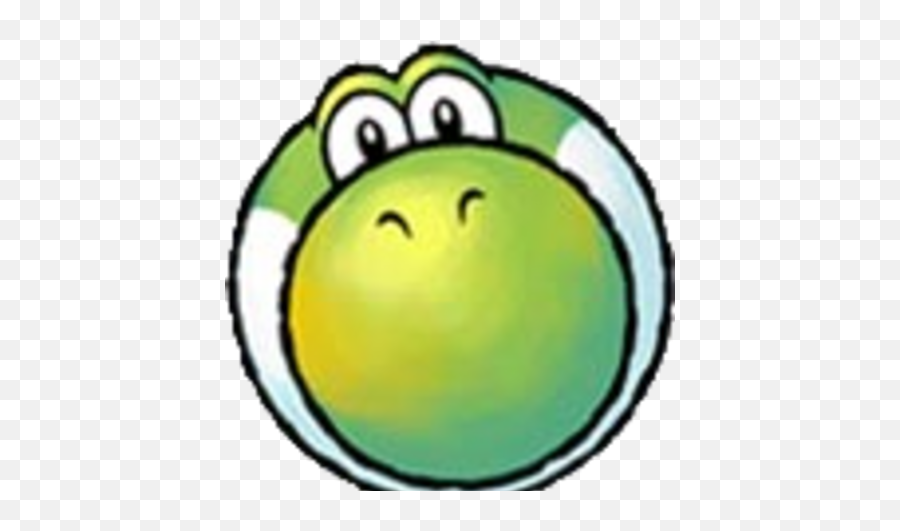 Ball Yoshi - Happy Emoji,Yoshi Emoticon