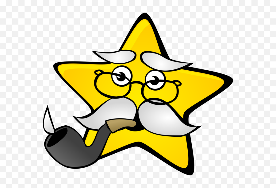 Artworksmileyyellow - Old Star Clipart Png Download Emoji,Constellation Emoticon