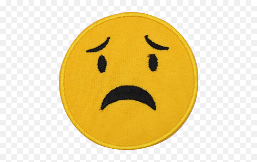 Worried Face Emoji Embroidered Iron On Sew On Patch For Clothes7cm Ebay,Cheeks Emoji