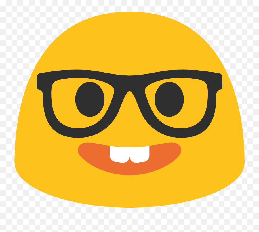 Nerd Face Emoji - Transparent Background Nerd Emoji,Nerd Emoji