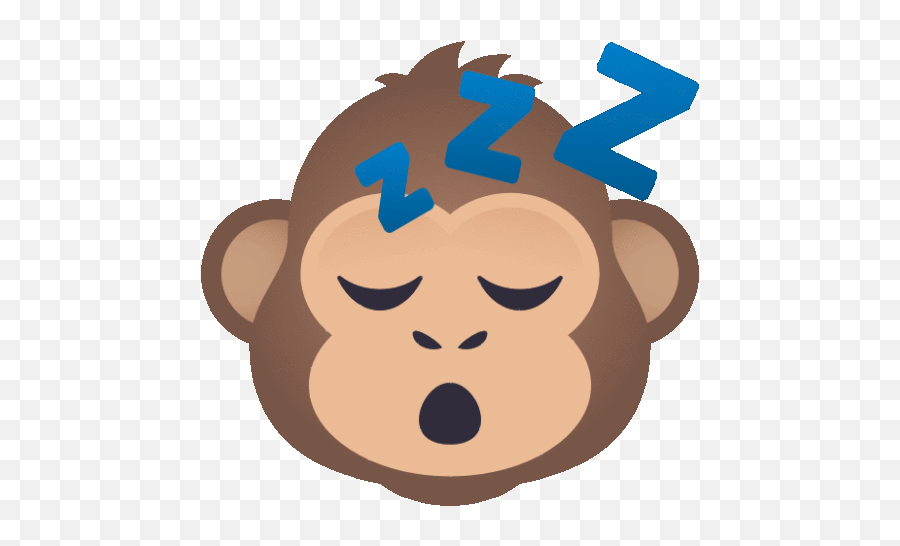 Sleeping Monkey Joypixels Gif - Sleepingmonkey Monkey Joypixels Discover U0026 Share Gifs Happy Emoji,Sleeping Emoji Android