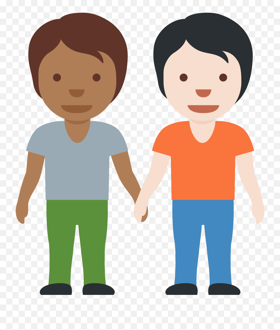 Medium - Deux Personne Emoji,Boy And Girl Holding Hands Emoji