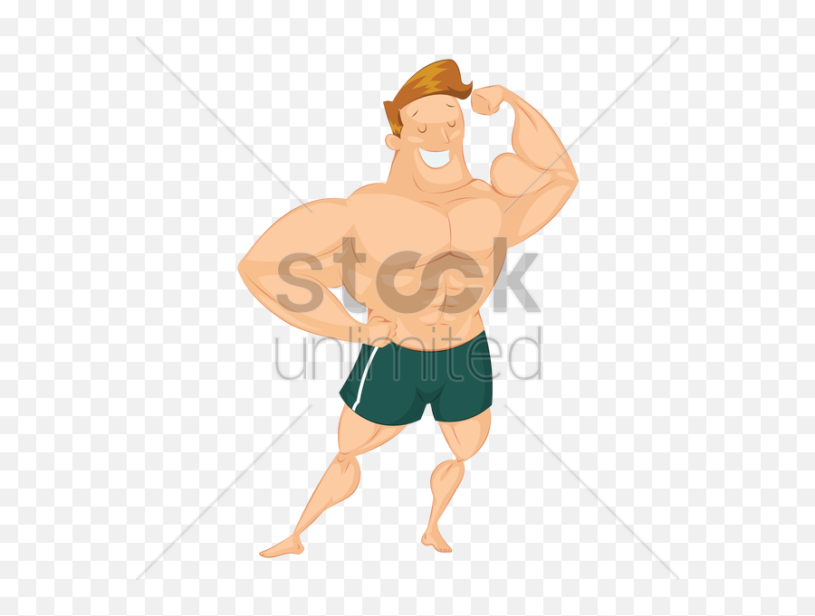 Hand Weights Clipart Weak Muscles Clip - Illustration Of Muscular Man Emoji,Weak Arm Emoji