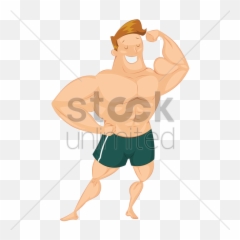 Hand Weights Clipart Weak Muscles Clip - Illustration Of Muscular Man Emoji,Weak Arm Emoji