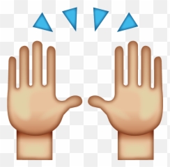 High Emoji - High Five Emoji Transparent Background,Triumph Emoji