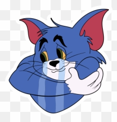Pin On Cartoons Stickers - Sticker Mania Lonely Tom And Jerry Sad Emoji,The Emotions What Do The Lonely Do At Christmas