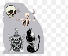 Sticker - Aesthetic Skeleton Love Emoji,Skelton Emoji