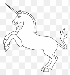 Héraldique Meuble Licorne Dargent - Licorne Art Héraldique Emoji,Horse Head And Arm Emoji