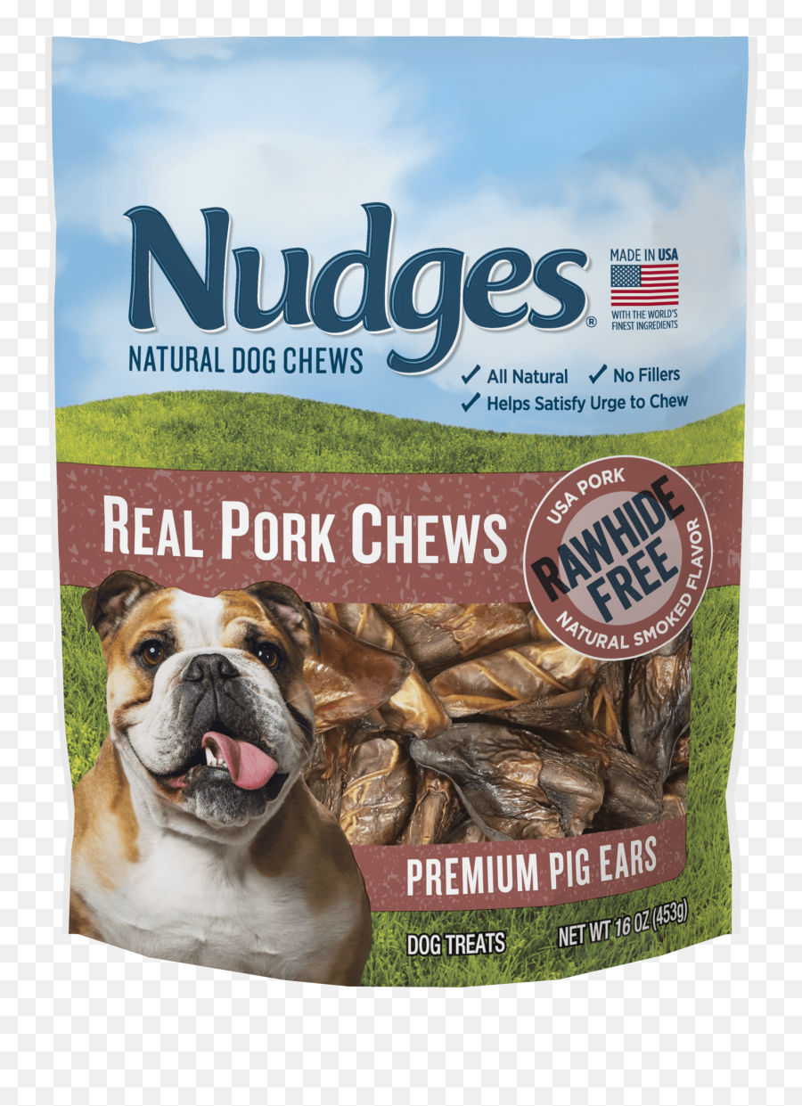 Nudges Pig Ear Real Pork Chew Dog Treats 16 Oz - Walmartcom Nudges Dog Treats Chicken Emoji,Weiner Dog Emoticons