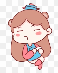 16 Lovely Little Girl Emoji Gif - Happy,Emoji Beads