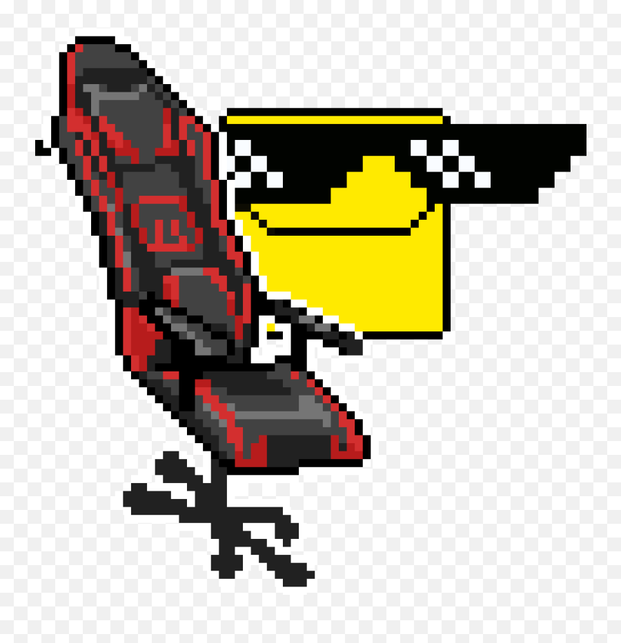 Pixilart - Pixel Art Gaming Chair Emoji,Mlg Emojis