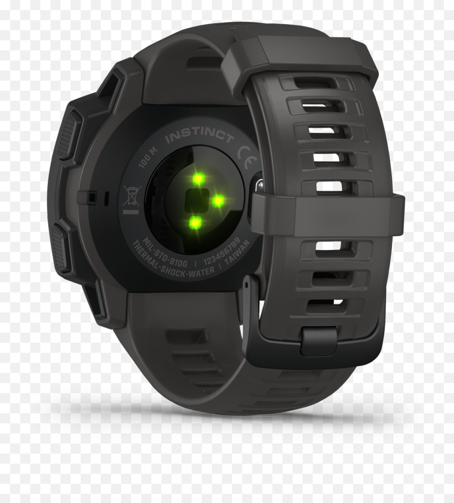 Garmin Instinct Rugged Gps Watch - Odolné Hodinky Emoji,Emotion Gray Silicone Smartwatch