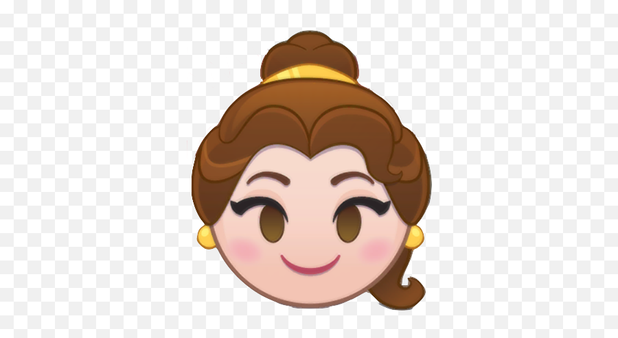Belle As An Emoji - Smiling Drawing By Disney Disney Emoji Star Wars,Paperclip Emoji