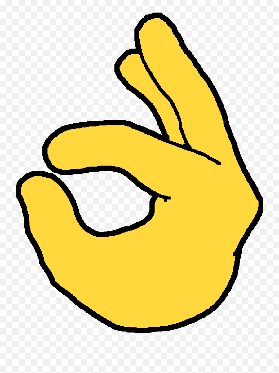 Download Ok Emoji - Sign Language,The Ok Emoji