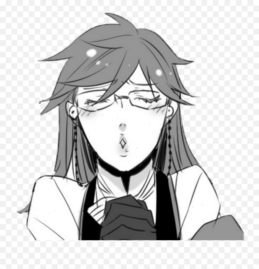 Grell Kuroshitsuji Sticker - Black Butler Emoji,Grell Sutcliff Emojis