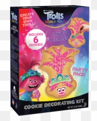 Trolls 6 Pack Cookie Decorating Kit - Happy Emoji,Emoji Stickers Walmart