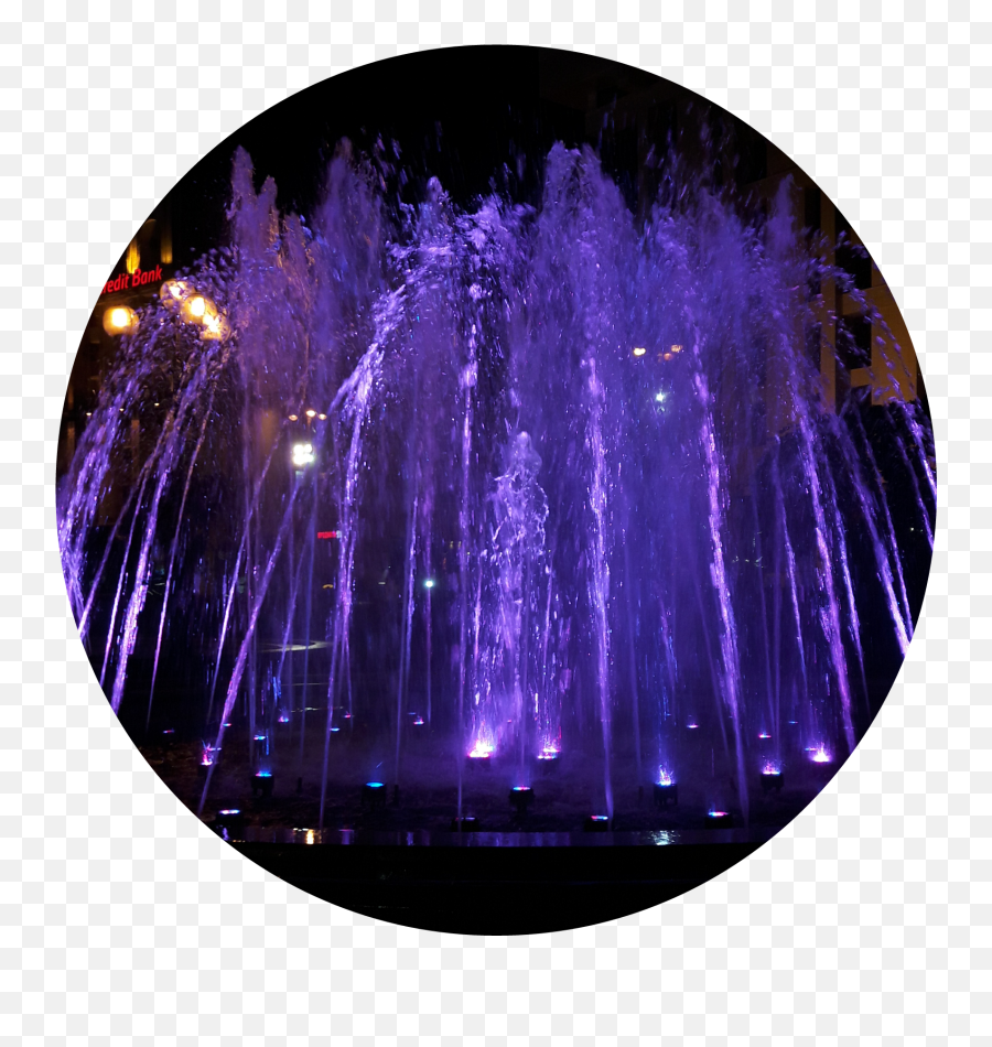 Night Water Fountain Sticker - Apenstaartje Emoji,Fountain Emoji