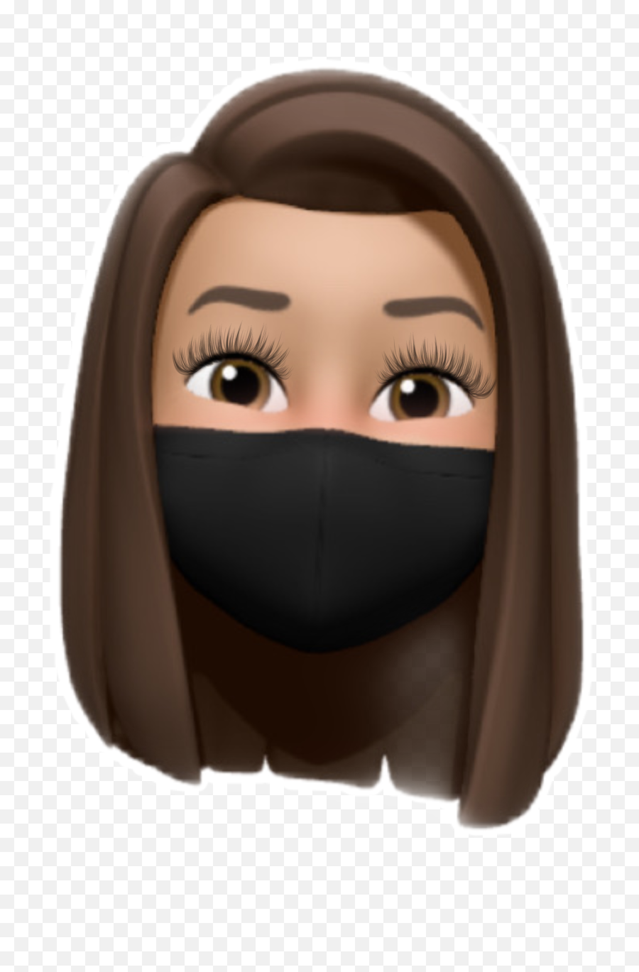 Memoji U0026 Similar Hashtags Picsart - Memoji Girl With Mask,Vk Emoji Beret