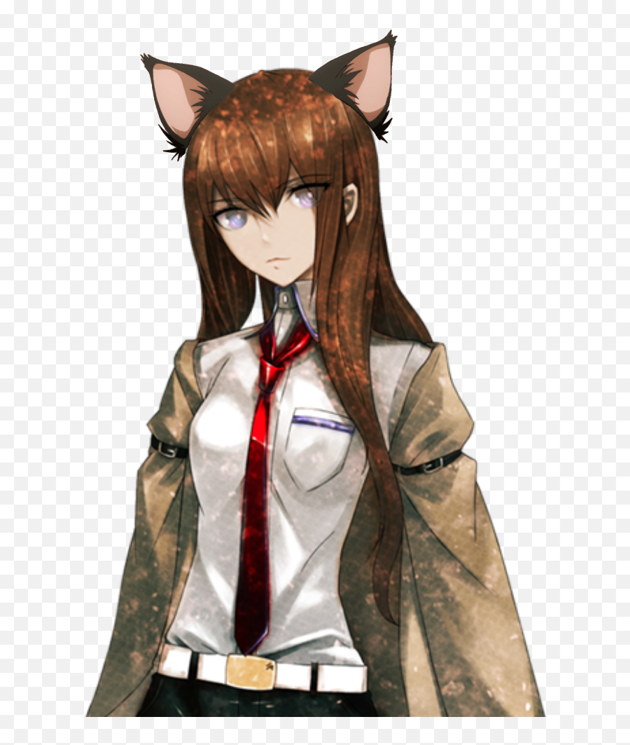 I Will Add Cat Ears To A - Mikase Steins Gate Emoji,Cat Ears That Tell Your Emotions