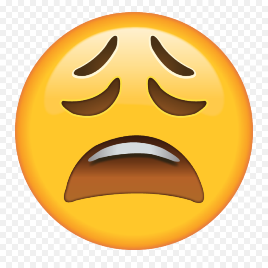 Appropriate Emoji Responses During Church - Tired Face Emoji Png,Pray Emoji