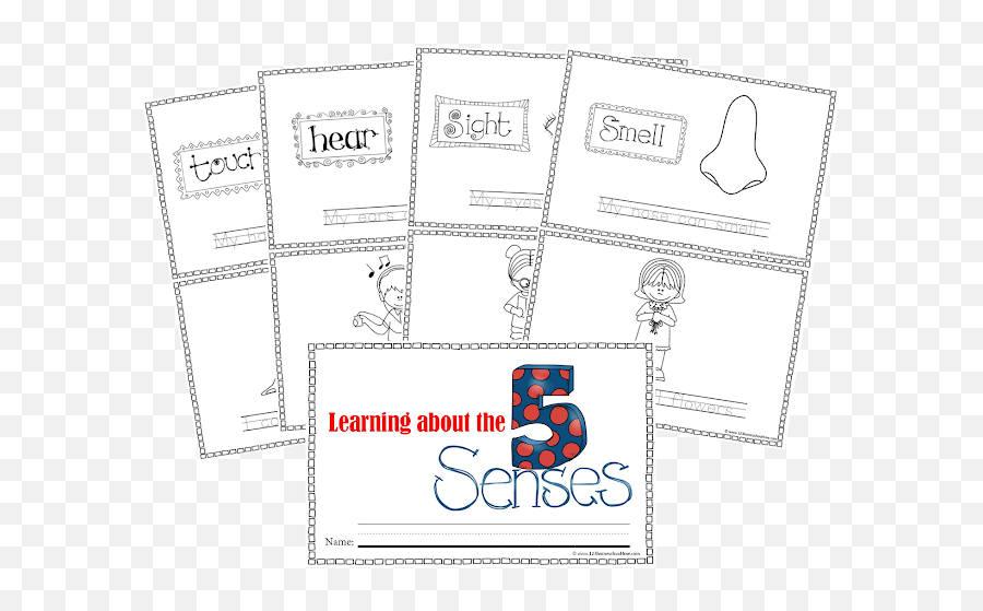 My Five Senses Book Free Printable - My Five Senses Book Free Printable Emoji,Free Printable Emotion Playdough Mats