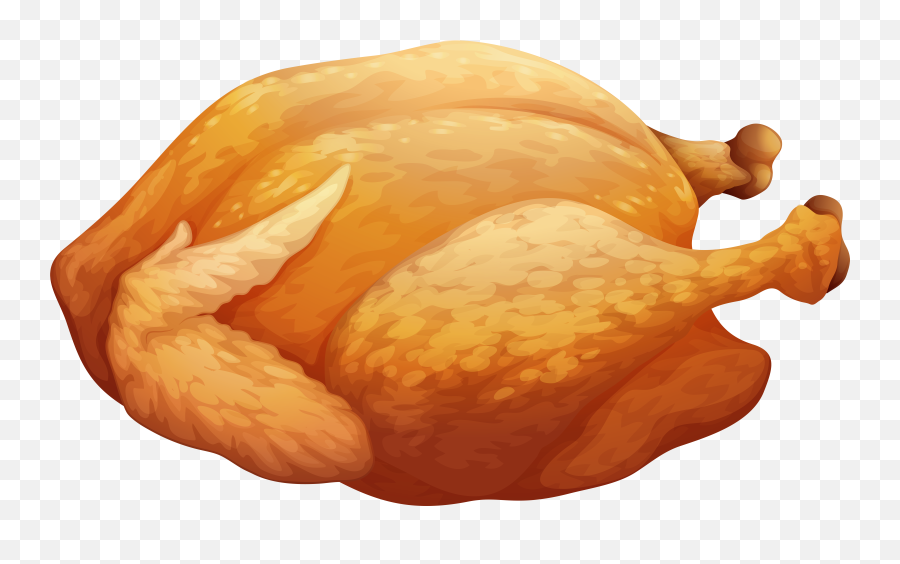 Meat Clipart Friedchicken Meat - Roast Chicken Png Clipart Emoji,Chicken Leg Emoji