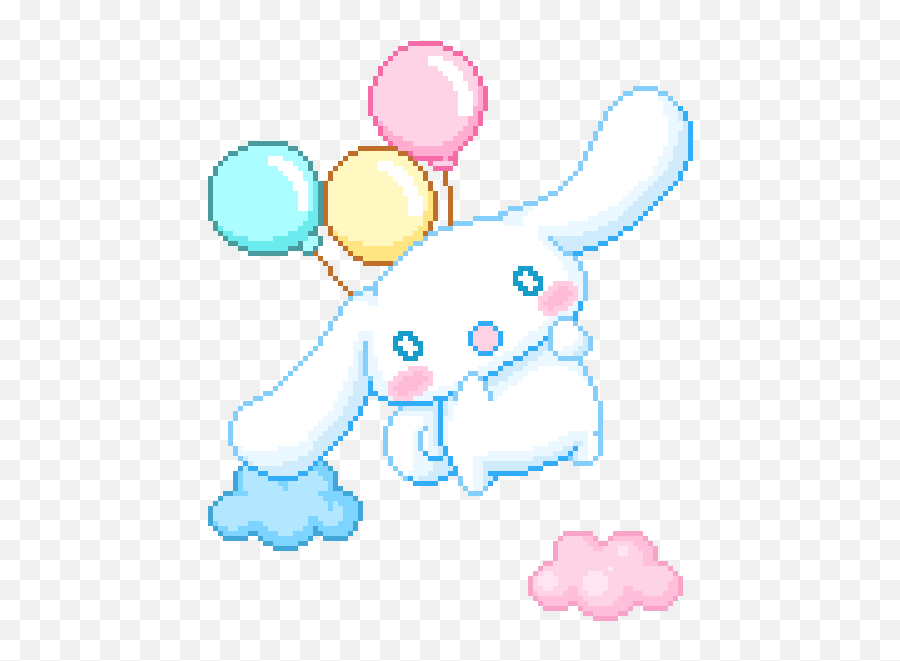 Anime Pixel Art Kawaii Transparent - Transparent Cinnamoroll Pixel Gif Emoji,Pixel Bunny Emojis Tumblr