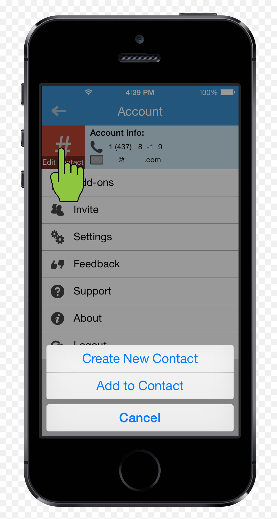 Quick Start Guide For Ios U2013 Fongo Support - Vertical Emoji,What Phones Let You Use Emojis On Contacts