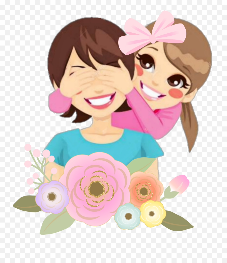 The Most Edited Momanddaughter Picsart Emoji,Mom And Daughter Emoji Clear Background