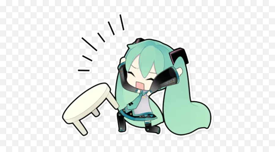 Miku Pacote De Sticker - Stickers Cloud Emoji,Miku Emoji For Discord