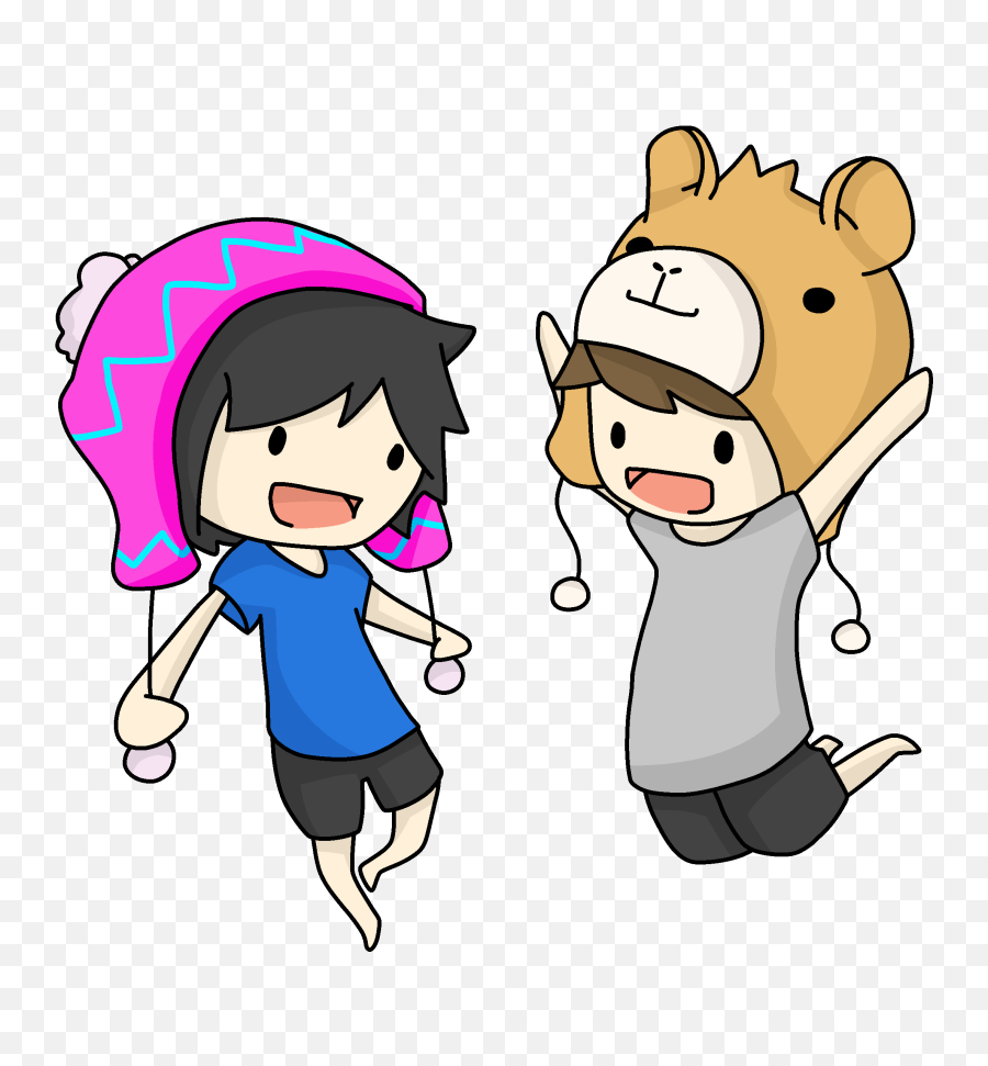 Library Of Boy Feeding Dog Transparent Stock Png Files - Dan And Phil Cartoon Drawings Emoji,My Emotions Gif Imgur