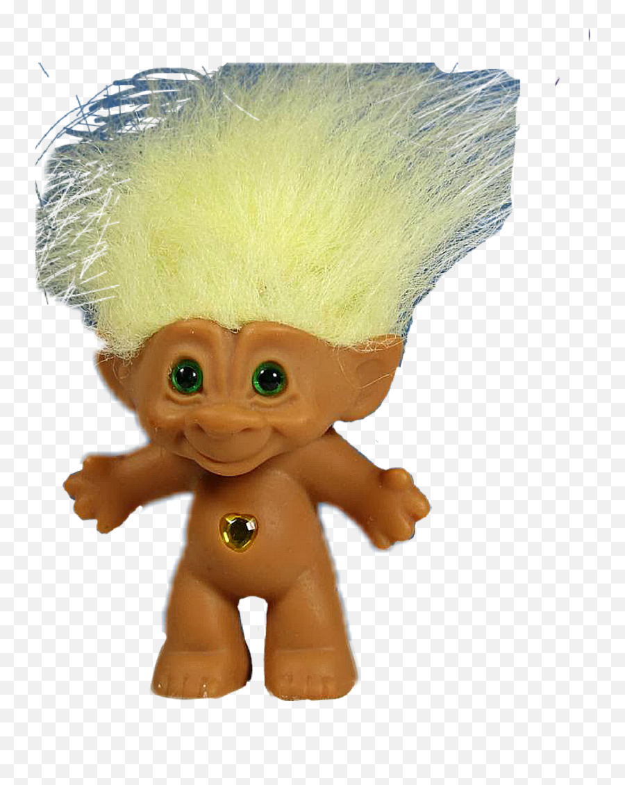 Troll Sticker By Linda Boyer - Happy Emoji,Troll Doll Emoji