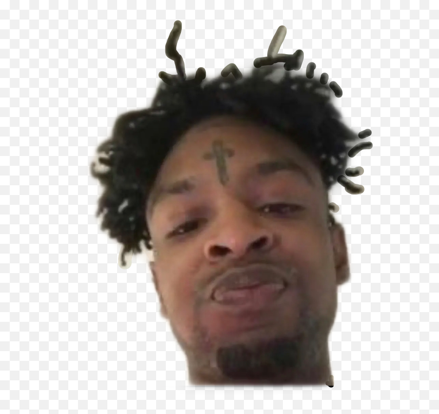 21savage Sticker - Hair Design Emoji,21 Savage Emoji