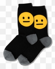 Womens Smiley Crew Socks - For Teen Emoji,Bleach Emoticon