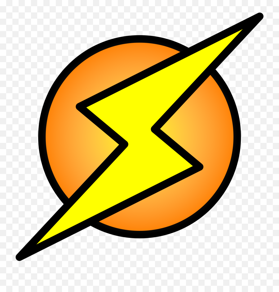 Lightning Bolt Icon Circle Clipart - Circle With Lightning Bolt Emoji,Lightning Bolt Emoji