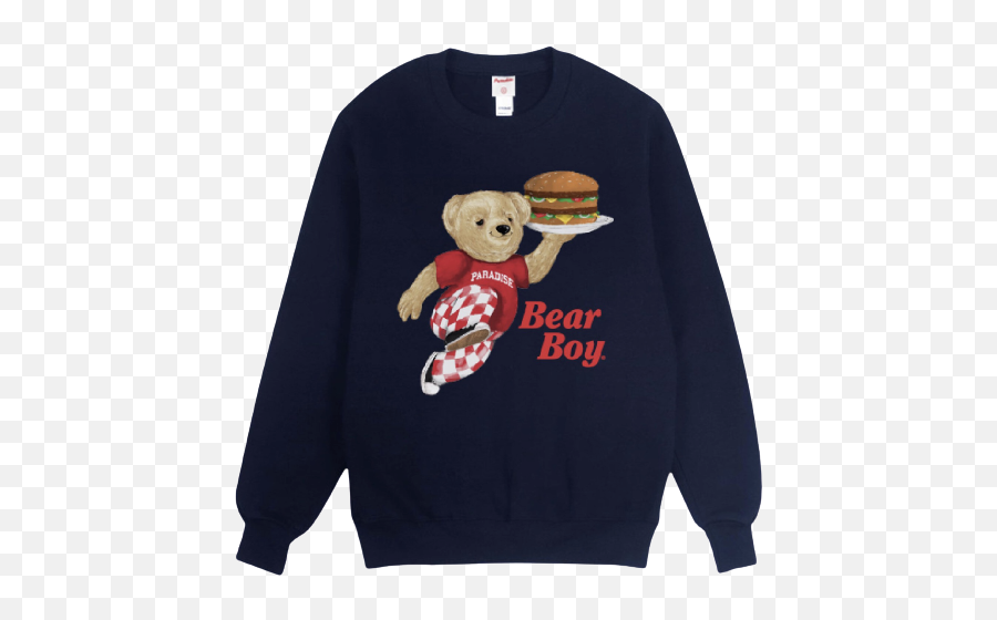 Paradise Youth Club X The Lucky Shop Bear Boy Sweatshirt - Bear Boy Shirt Emoji,Bear Emotions