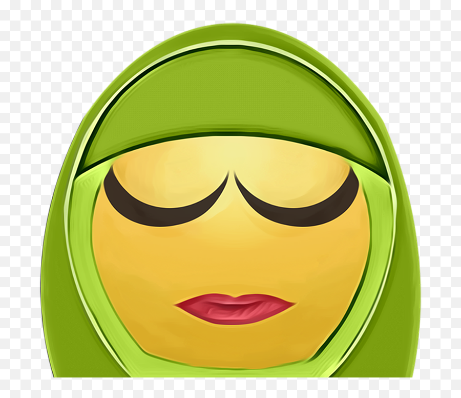 Hijab Muslim Women Beautiful Public Domain Image - Freeimg Smiley Moslim Emoji,Asian Girl Emoji