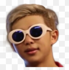 Namjoon Sticker Sunglasses Meme Sticker By V3lvetae3 - Bts Sunglasses Meme Emoji,Sunglasses Emoji Meme