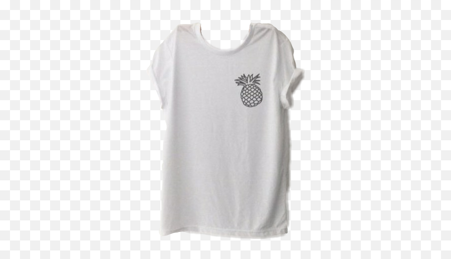 Shirt Tshirt White Sticker - Bcf Emoji,Pineapple Emoji Shirt