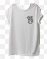 Shirt Tshirt White Sticker - Bcf Emoji,Pineapple Emoji Shirt