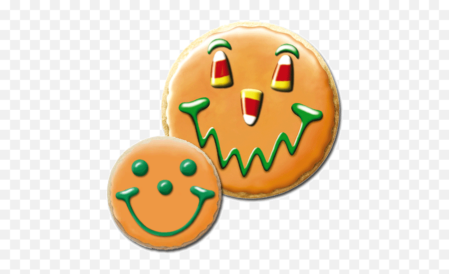 2011 - Eat N Park Smiley Cookies Transparent Emoji,Ghoulish Smiley Emoticon