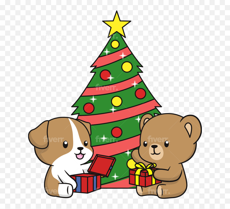 Design Cute Animal Emoticon Stickers - Sma N 1 Pejagoan Emoji,Cute Christmas Emoticons Bear