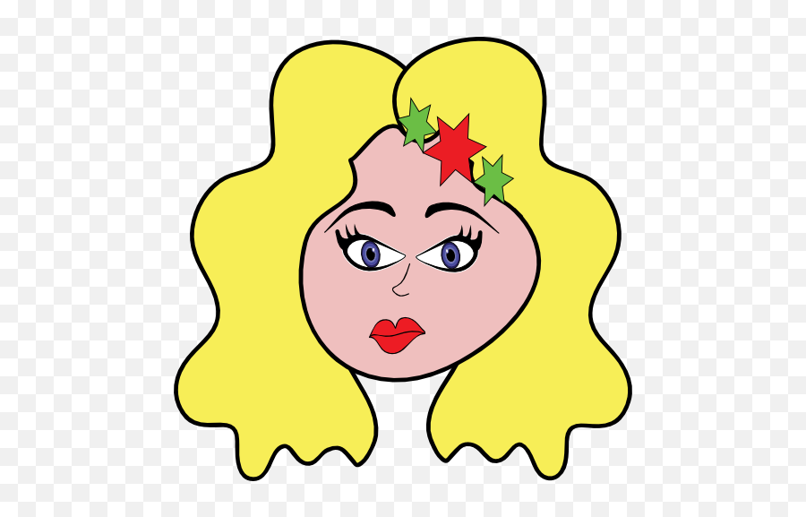Pretty Woman Blonde Hair Clipart I2clipart - Royalty Free Pretty Woman Clip Art Emoji,Emoticon Blond Woman